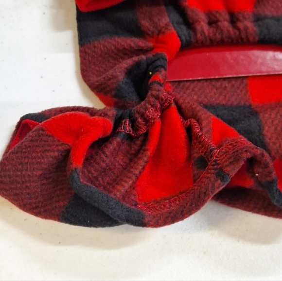 🆕️ WONDERSHOP--Buffalo Checkered Matching Family Dog / Cat Pajamas, Black/Red - Picture 4 of 9